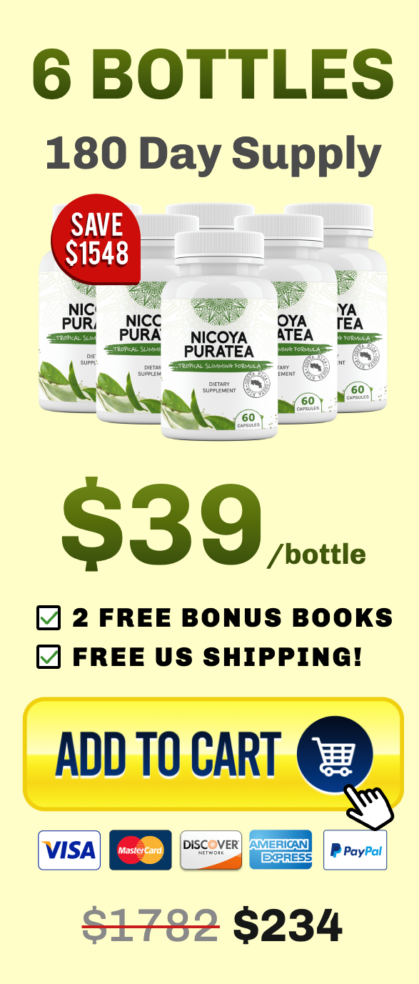 Nicoya PuraTea Buy 6 Bottles